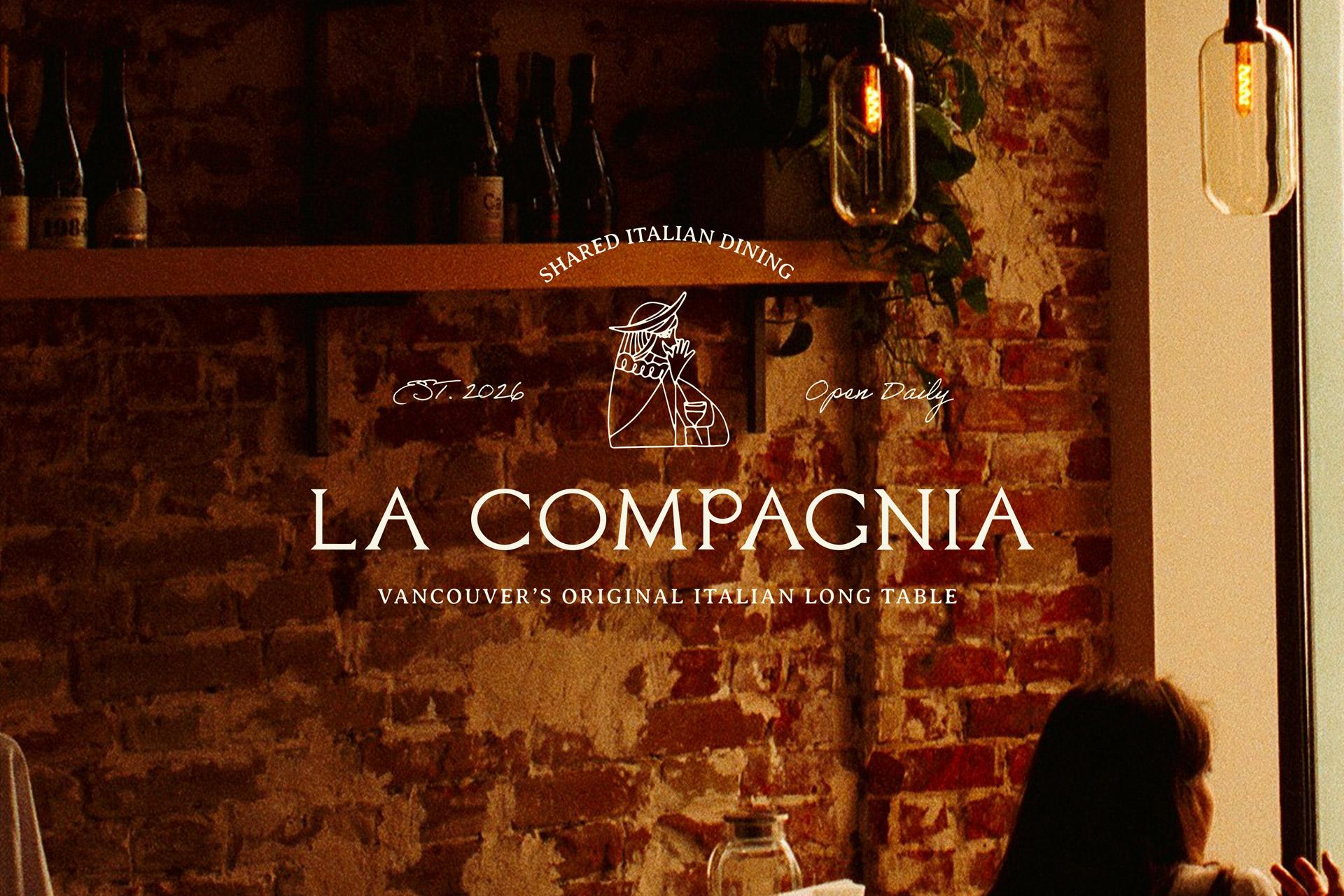 La Compagnia branding project cover